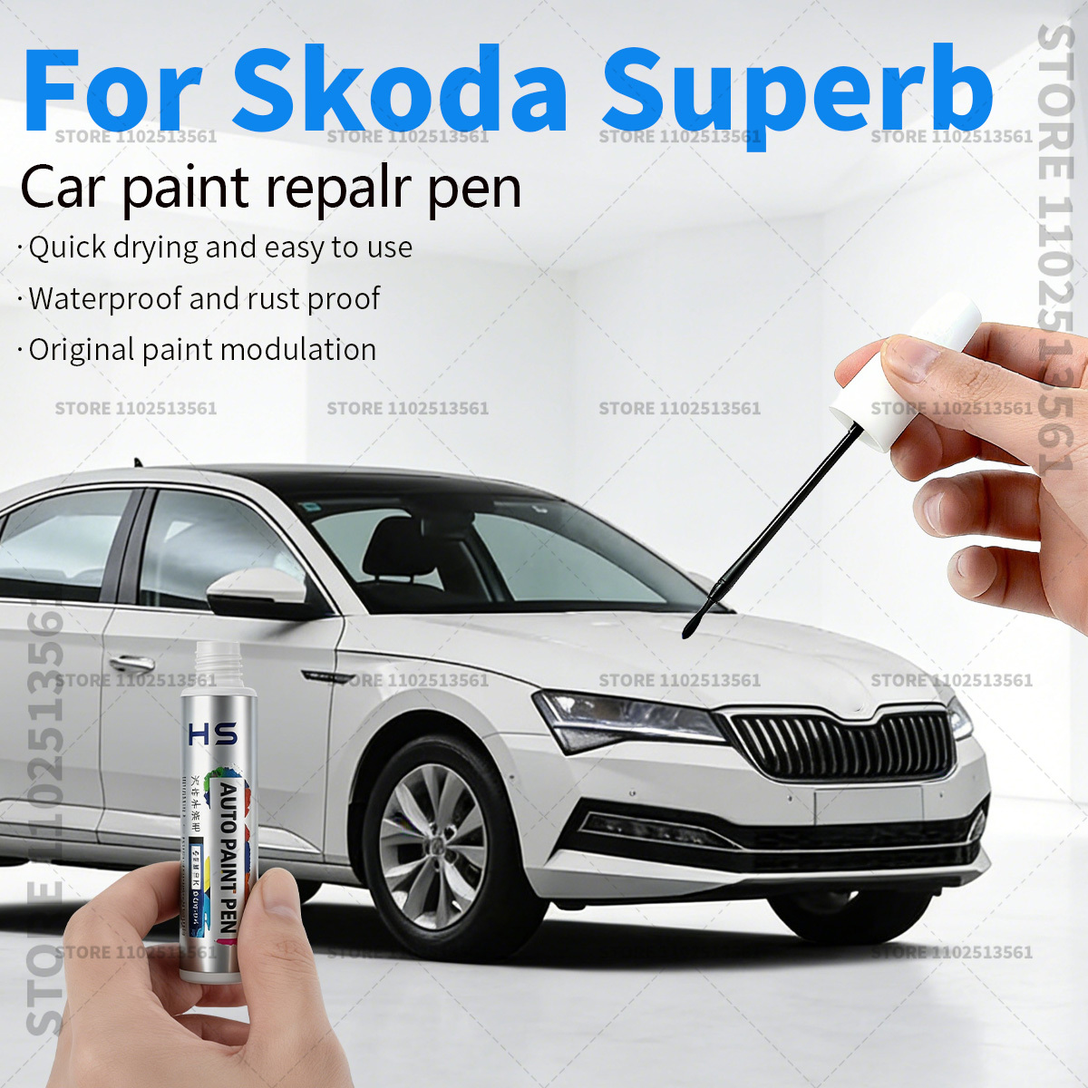 Paint Model Kit - Car Paint Repair Pen For Skoda