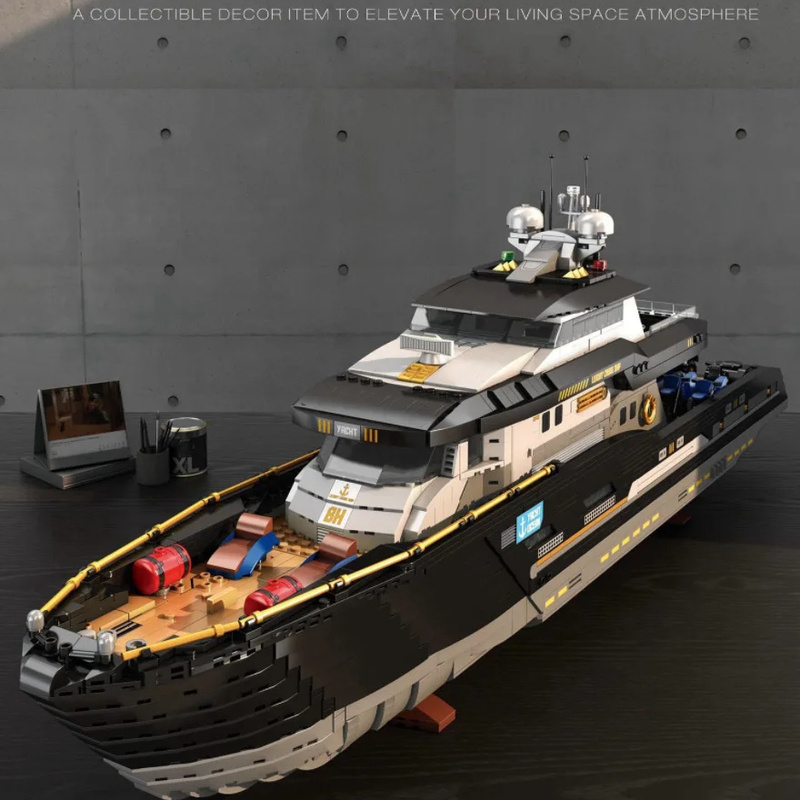 Model Kit Yacht - Reobrix 66103 Giant Luxury Yacht Ship