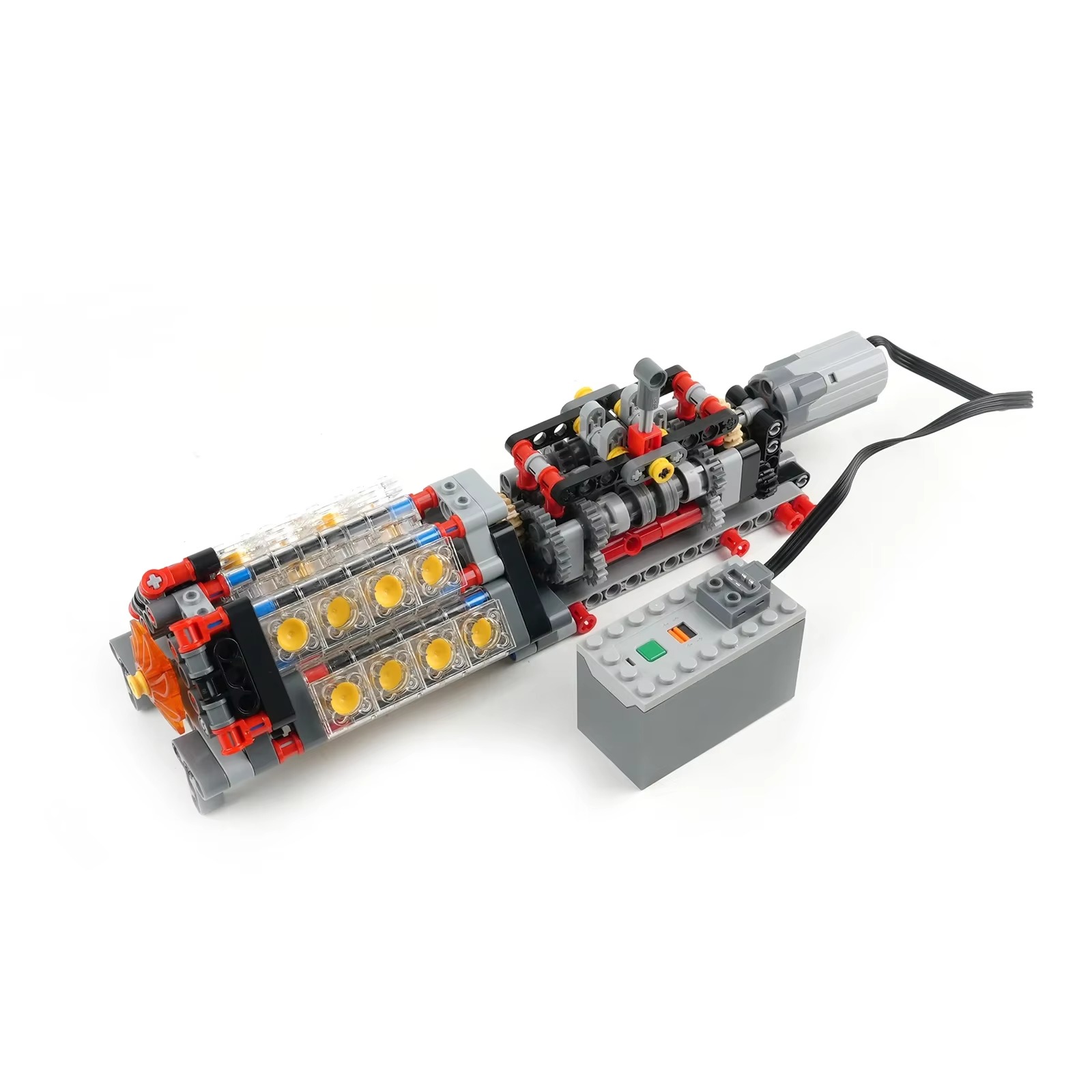 High-Tech Transparent V16 Engi - đánh giá và giá Model Kit Engine