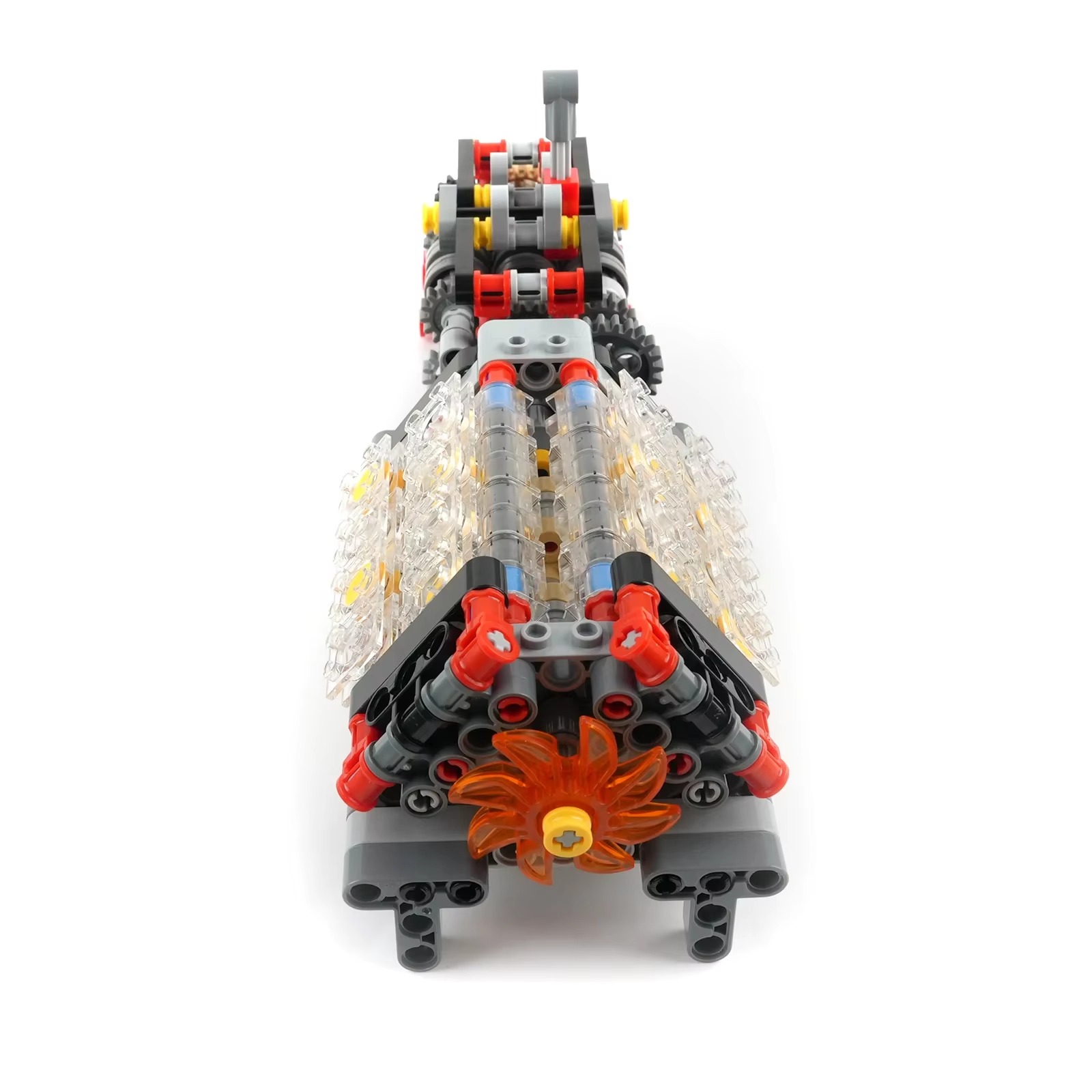High-Tech Transparent V16 Engi - đánh giá và giá Model Kit Engine