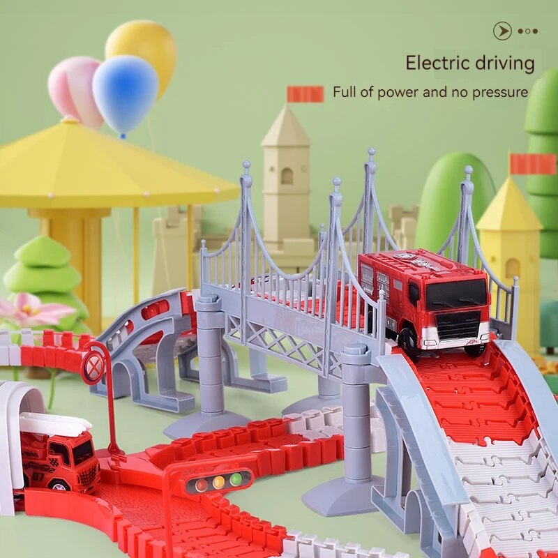 Fire Engine Track Assembling C - đánh giá và giá Model Kit Engine