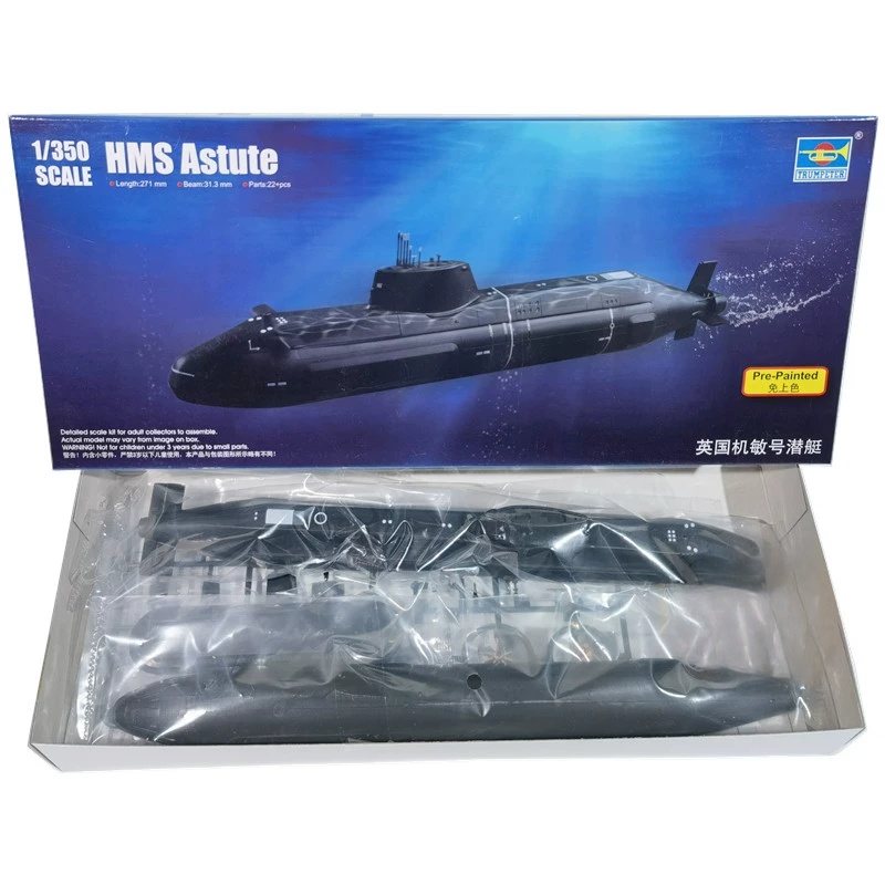 TRUMPETER 1/350 Scale HMS Astu - đánh giá và giá Model Kit Yacht