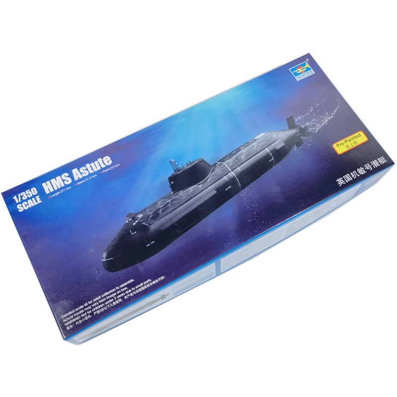 TRUMPETER 1/350 Scale HMS Astu - đánh giá và giá Model Kit Yacht