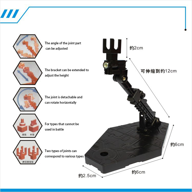 Color Action Figure Stand Asse - đánh giá và giá Model Kit Eva