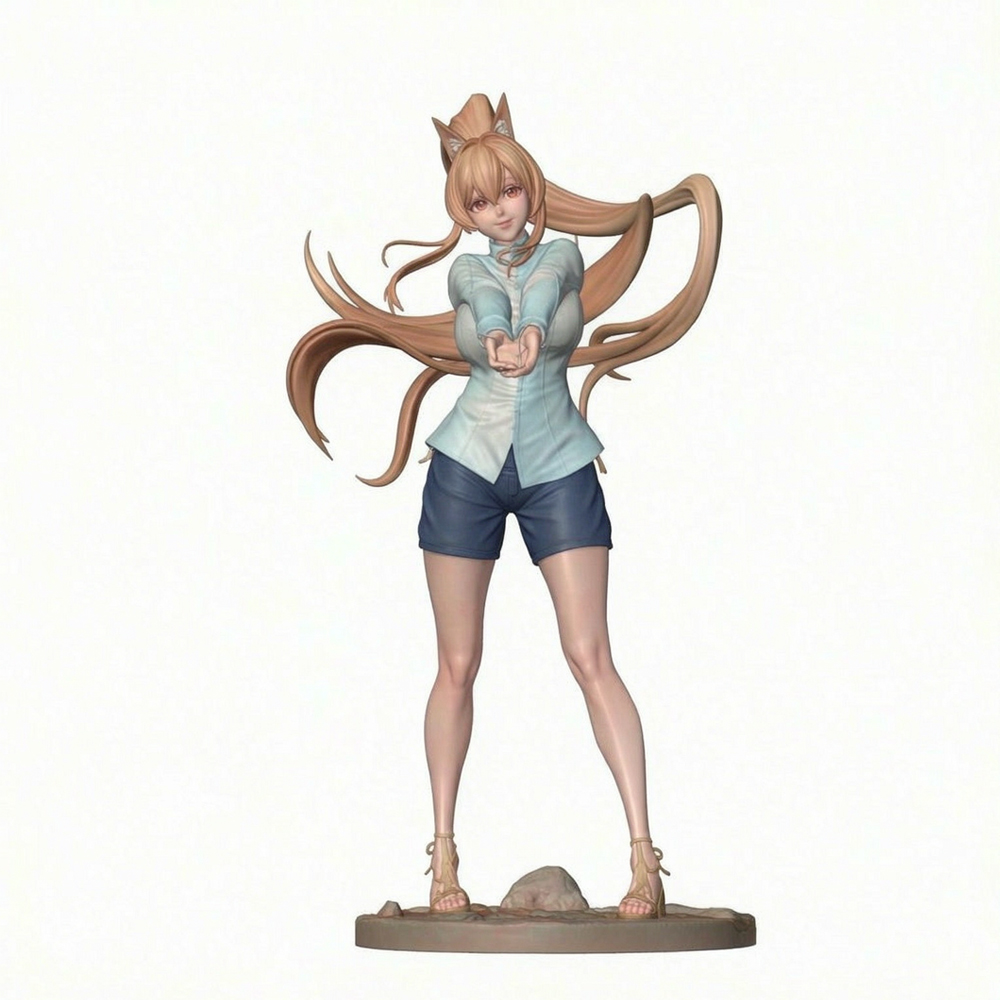 Fantasy Cat Eared Girl Miniatu - đánh giá và giá Model Kit Fantasy
