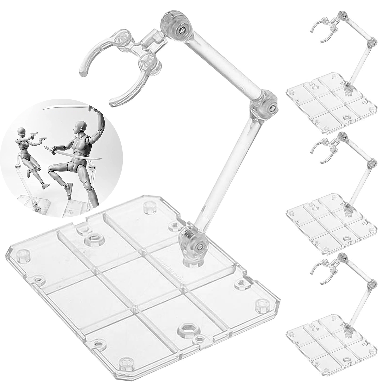 Clear Action Figure Stand,Asse - đánh giá và giá Model Kit Eva