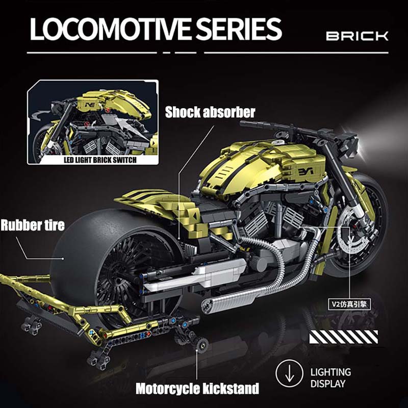 Technical City 2427pcs Harleye - đánh giá và giá Model Kit Vespa