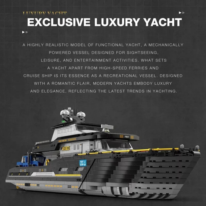 Reobrix 66103 Giant Luxury Yac - đánh giá và giá Model Kit Yacht