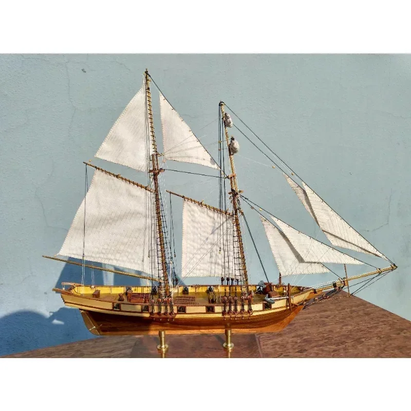 Wooden Assembled Antique Sailb - đánh giá và giá Model Kit Yacht