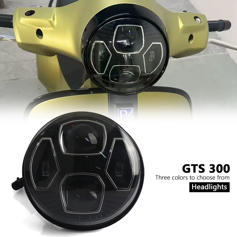 GTS300 LED Headlight New Motor - đánh giá và giá Model Kit Vespa