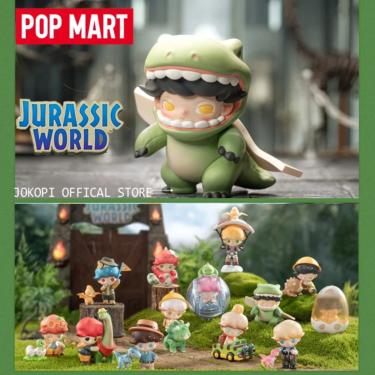 POP MART DIMOO Jurassic World  - đánh giá và giá Model Kit Anime Girl