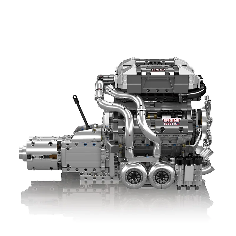 Mould King10201 Super Sports C - đánh giá và giá Model Kit Engine