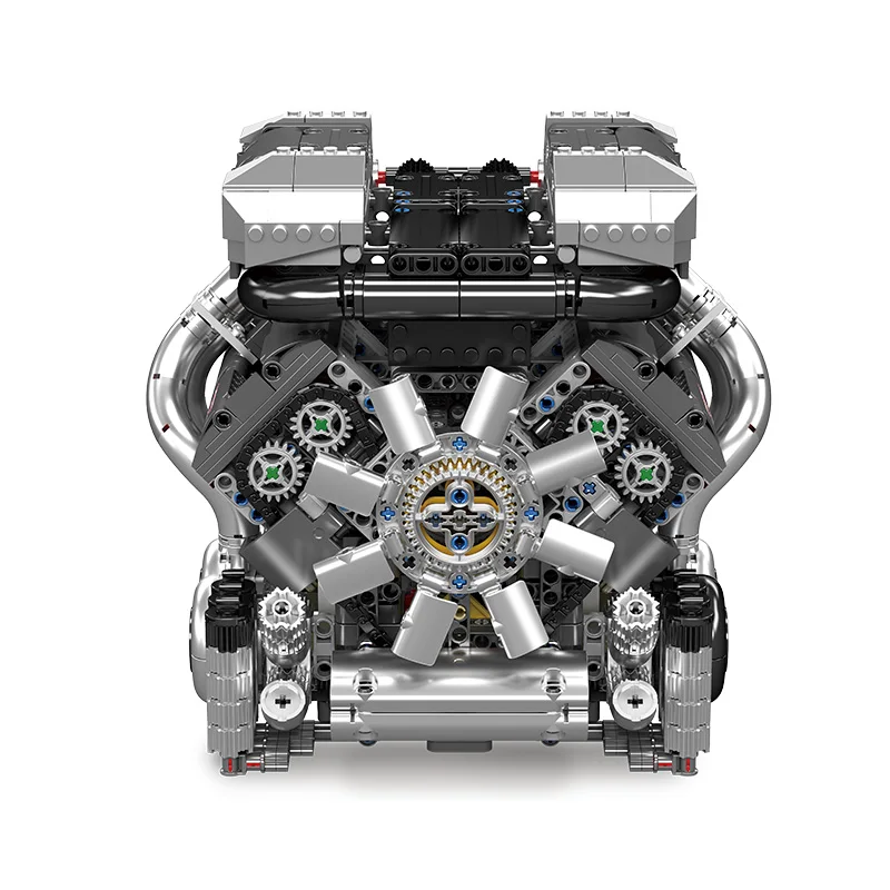 Mould King10201 Super Sports C - đánh giá và giá Model Kit Engine